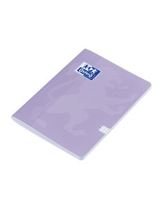 Caiet Oxford A4, 60 file, hartie Optik 80g/mp, matematica, Motiv touch pastel, Mov 2