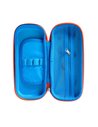 Penar oval, rigid cu un compartiment Deli, Motiv spaceship, Fermoar portocaliu