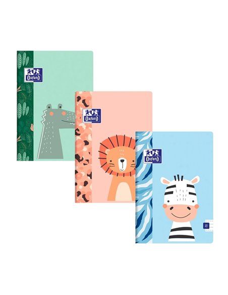Set 3 caiete Oxford A5 Tip II, 24 file, 90 g/mp, Motiv kids, Baieti