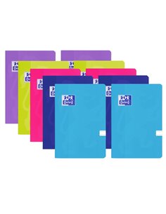 Set 10 caiete Oxford A5, 48 file, hartie Optik 90 g/mp, dictando, Motiv campus