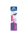 Stilou Pelikano Junior, penita A pentru dreptaci, grip economic, blister, Roz