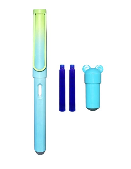 Stilou cu cerneala termosensibila + Rezerve GB-5345, Verde