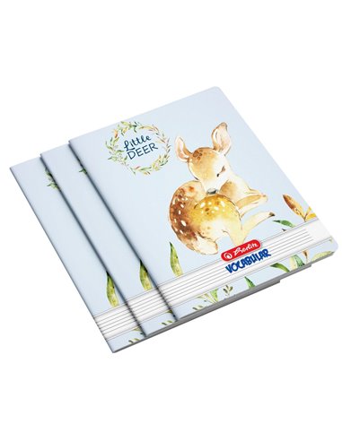 Vocabular A6 Herlitz, 24 File, 70 g/mp, Diverse Motive