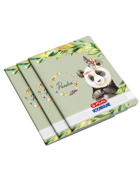 Vocabular A6 Herlitz, 24 File, 70 g/mp, Diverse Motive