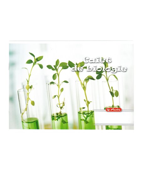 Caiet biologie Herlitz 24 file, motiv Rock Your School