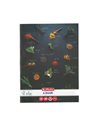 Caiet Herlitz A5, 80 file, 70 g/mp, dictando, colturi rotunjite, Motiv spices