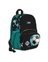 Ghiozdan gradinita St.Majewski St.Right G747, 32X22X11.5 cm, Motiv neon football