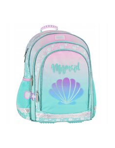 Ghiozdan scoala Starpak Shell G728, 39.5x29x20 cm, Motiv mermaid