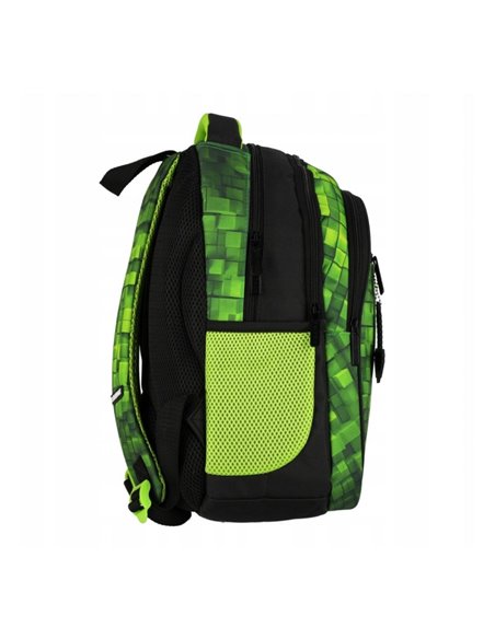 Ghiozdan scoala Starpak Shell G727, 25x38x18 cm, Motiv pixel