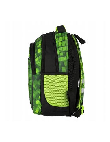 Ghiozdan scoala Starpak Shell G727, 25x38x18 cm, Motiv pixel