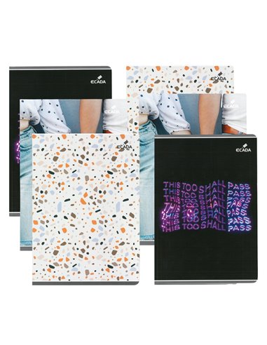 Set 6 caiete A4 Ecada, 60 file, 60 g/mp, matematica, Fete