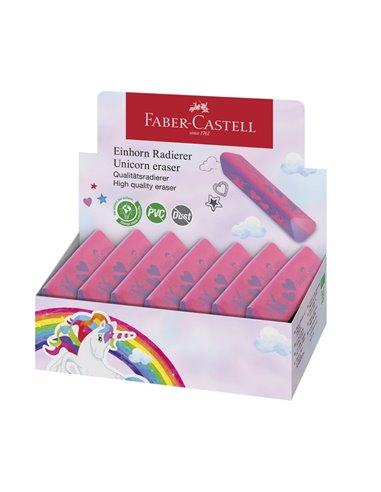 Radiera creion dust free Faber-Castell FC188751, Motiv unicorni