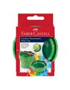 Pahar apa Click&Go Faber-Castell, Motivdinozauri, Verde marmorat