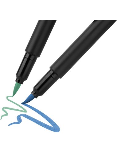 Brush pens Faber-Castell BLACK EDITION FC116451, 10 culori Brush pens Faber-Castell BLACK EDITION FC116451, 10 culori