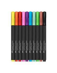 Brush pens Faber-Castell BLACK EDITION FC116451, 10 culori 2