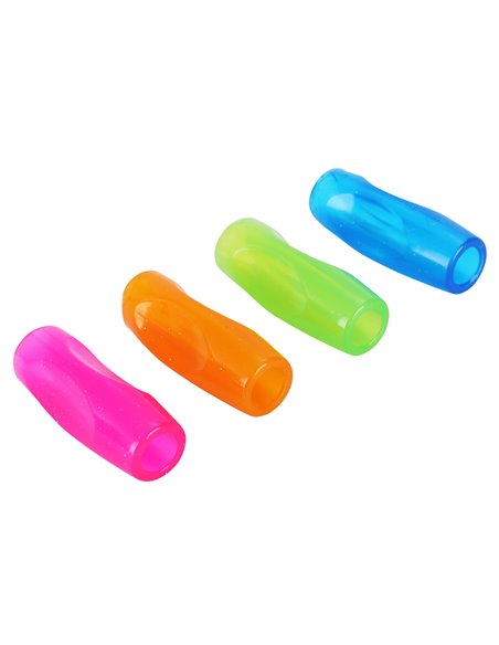 Grip cauciucat pentru creion Deli DLEU75002, 4 buc./set
