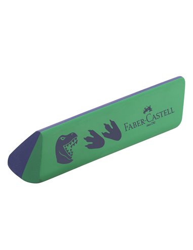 Radiera creion dust free Faber-Castell FC188750, Motiv dinozauri