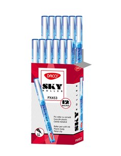 Pix roller Daco SKY PEN PX453, 0.5 mm, albastru 2