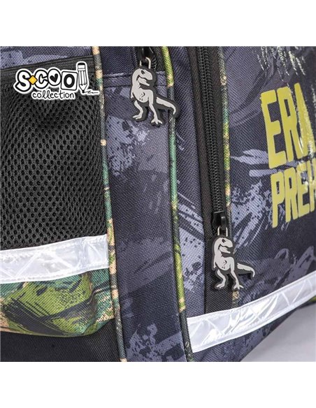 Ghiozdan ergonomic S-COOL SC2125, 40.5x29x13.5 cm, Motiv dino Ghiozdan ergonomic S-COOL SC2125, 40.5x29x13.5 cm, Motiv dino