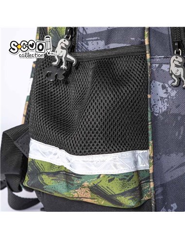 Ghiozdan ergonomic S-COOL SC2125, 40.5x29x13.5 cm, Motiv dino Ghiozdan ergonomic S-COOL SC2125, 40.5x29x13.5 cm, Motiv dino