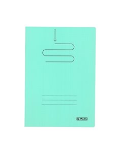 Caiet Herlitz A4, 60 file, 70g/mp, matematica, coperta plastic, Albastru deschis