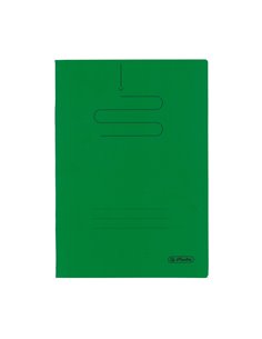 Caiet Herlitz A4, 60 file, 70g/mp, dictando, coperta plastic, Verde