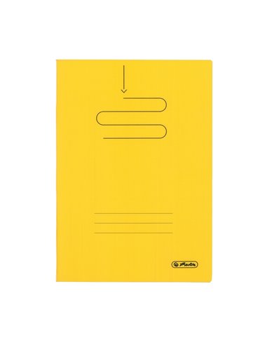 Set 5 caiete Herlitz A4, 60 file, 70g/mp, dictando, coperta plastic, Culori asortate