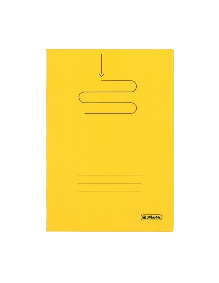 Set 5 caiete Herlitz A4, 60 file, 70g/mp, dictando, coperta plastic, Culori asortate