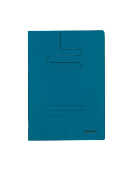 Set 5 caiete Herlitz A4, 60 file, 70g/mp, dictando, coperta plastic, Culori asortate