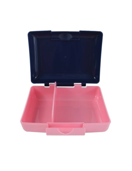 Cutie sandwich compartimentata S-COOL SC3112, 900 ml, Motiv pink heart