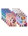 Set 12 caiete Tip I Daco CT5362, 36 file, 100 g/mp, Modele asortate