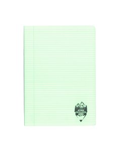 Caiet A5 tip II Daco, 24 file, 100 g/mp, coperta plastic, Verde pastel