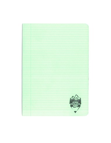 Caiet A5 tip I Daco, 24 file, 100 g/mp, coperta plastic, Verde pastel
