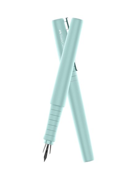Stilou Poly Pen Faber-Castell FC241011, penita F, Bleu caraibe