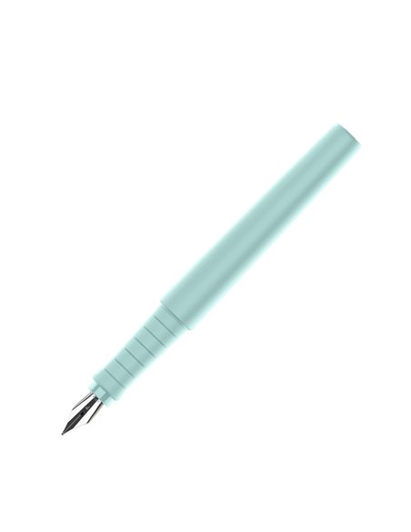 Stilou Poly Pen Faber-Castell FC241011, penita F, Bleu caraibe