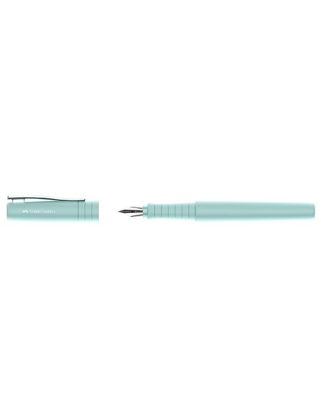 Stilou Poly Pen Faber-Castell FC241011, penita F, Bleu caraibe