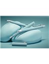 Stilou Poly Pen Faber-Castell FC241011, penita F, Bleu caraibe