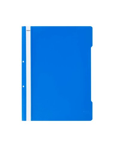 Dosar plastic cu sina si gauri NOKI NK48288135, Albastru cobalt