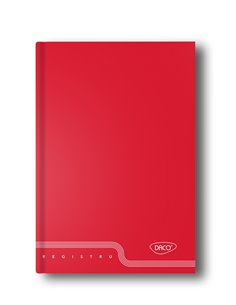 Registru A4 Daco RG410AR, 100 file, 70g/mp, coperta cartonata, patratele, Culori asortate 2