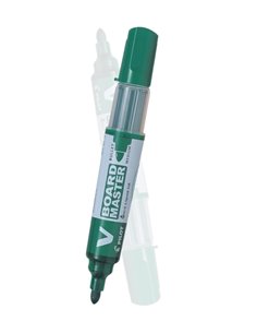Marker whiteboard Pilot Vboard Master, varf rotund 6 mm, Verde