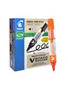 Marker pentru tabla Pilot Vboard Master, varf rotund, 2.3 mm, 10 bucati/cutie, portocaliu