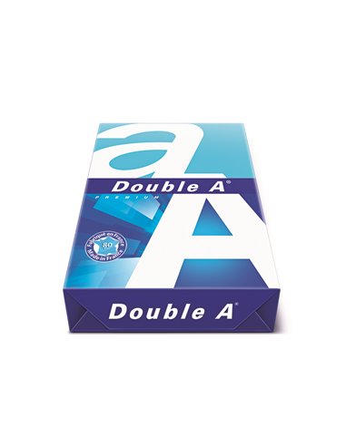Hartie alba A4  pentru copiator Double A Premium, clasa A, 80 g/mp, 500 coli/top