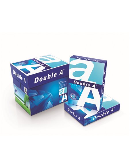 Hartie alba A4  pentru copiator Double A Premium, clasa A, 80 g/mp, 500 coli/top