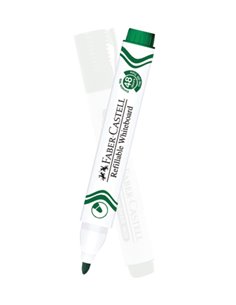 Marker whiteboard Faber-Castell W20, Verde