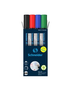 Marker Whiteboard Schneider Maxx 290 2 - 3 mm Varf Rotund - Set 4 buc 2