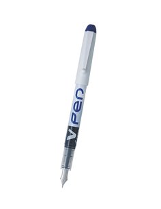Stilou Pilot V-Pen de unica folosinta, varf mediu, Albastru