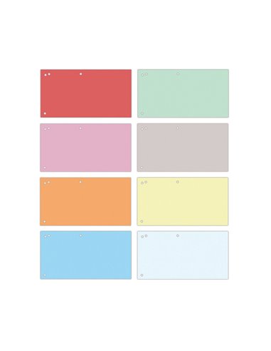 Separatoare carton pentru biblioraft Office Products, 190 g/mp, 105 x 240mm, 100/set