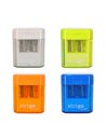 Ascutitoare dubla cu capac Strigo SSC389, Culori asortate