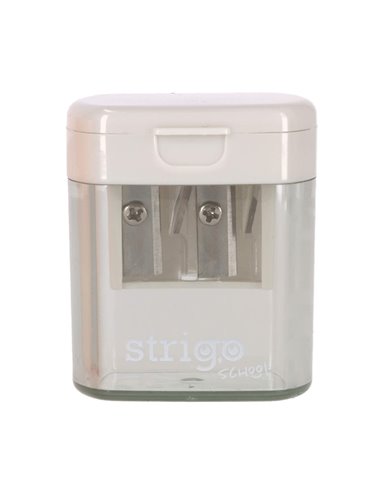 Ascutitoare dubla cu capac Strigo SSC389, Culori asortate