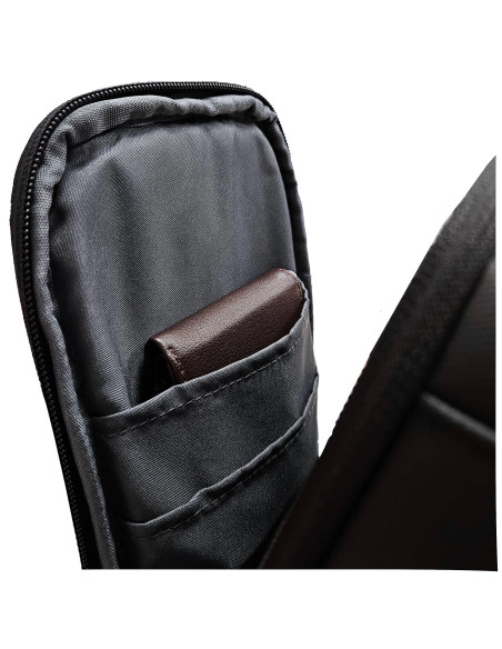 9491950,Rucsac bagz sling stripes Herlitz, 29 x 17 x 8 cm, negru